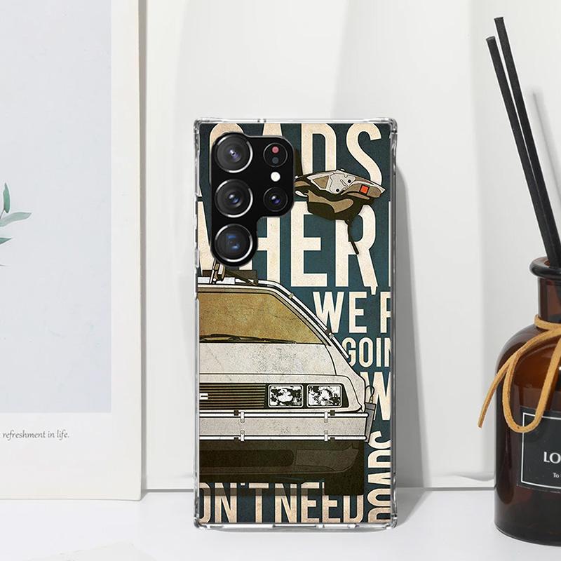Back To The Future TV Phone Case For Samsung Galaxy S26 S25 Edge S24 FE S23 S22 Ultra S21 Plus S20 + Art Fundas Back Cover Galax