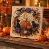 Handmade Holiday Gift Ideas Halloween Faux Pearl Art DIY Kit, Spooky Cute 3D Beads Painting Crafts, Creative Home Decor Projects Gothic Ghost Pumpkin