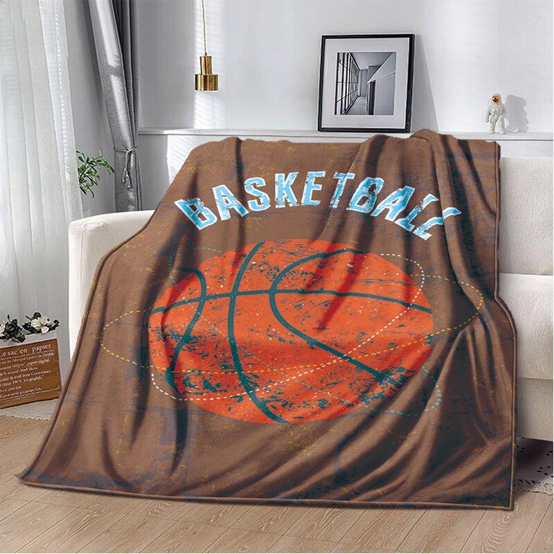Fashion Basketball Blanket Custom Lightweight Thermal Insulation Blanket Sofa Blanket Bed Office  Blankets for Beds