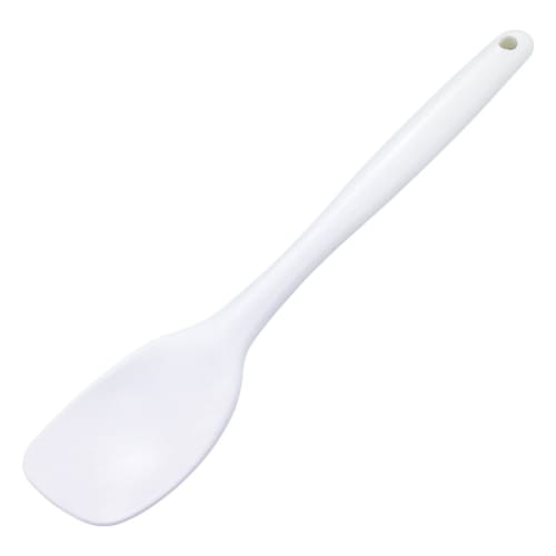 Shimomura Kihan Silicone Cooking Spoon, 25cm, Made in Japan, Dishwasher Safe, Heat Resistant, Stirring, Scooping, and Scooping with One Spoon. Won't S