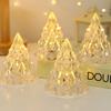 8.5CM Christmas Decoration LED Tree Shape Candle Light for Home Party Decor Christmas Ornament New Year Gift Navidad Accessory