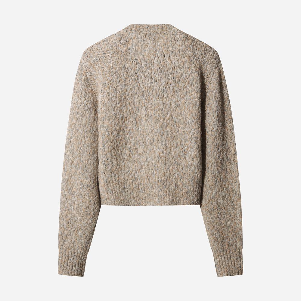 DOD Women'S Urban Through Knit Cardigan (Melange Grey)