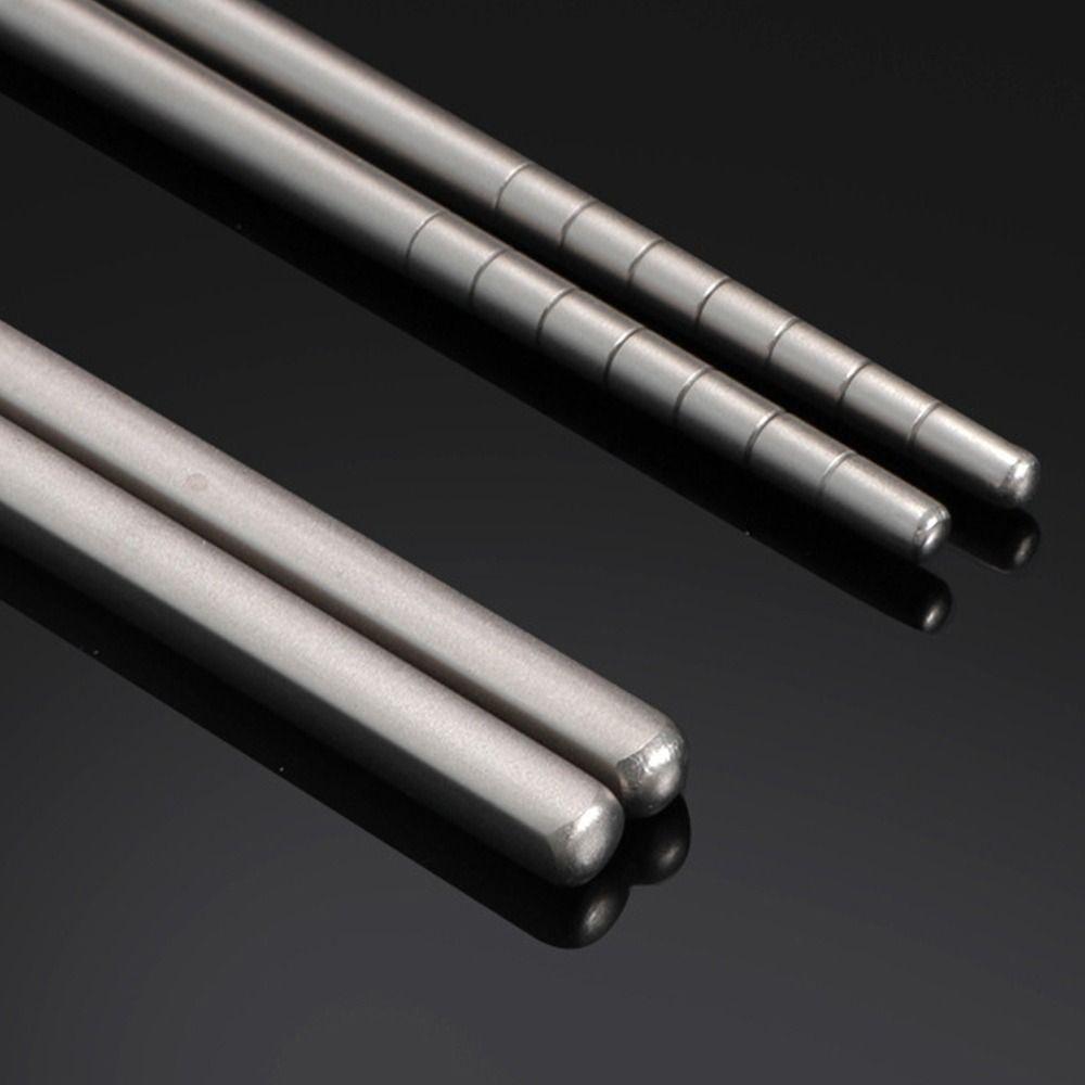 Tragbarer Titanlöffel Langer Griff Besteck Gabel Essstäbchen Neues EDC-Werkzeug Outdoor-Werkzeug