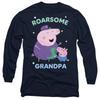 Peppa Pig Unisex Adult Roarsome Grandpa Pig Long-Sleeved T-Shirt