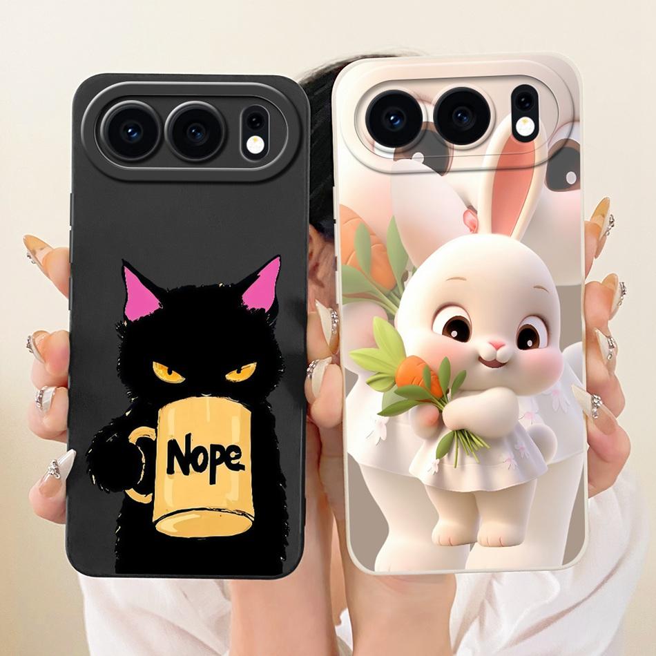 For Honor 500 5G 2026 Cute Cat Flower Cartoon Phone Case For Honor 500 MEY-AN00 Shockproof Soft Silicone Covers Bumpers