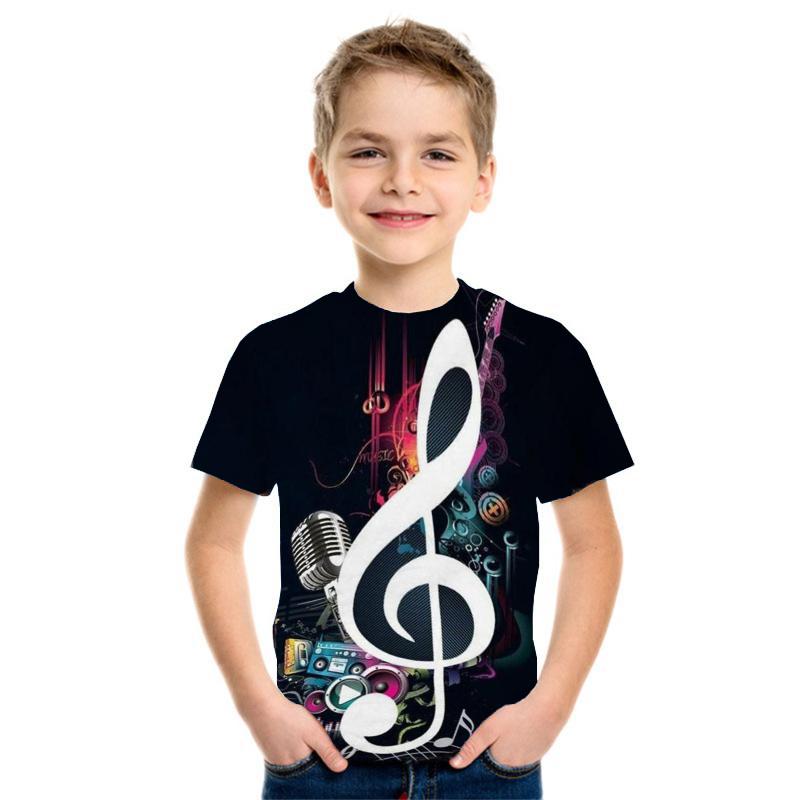 

Летняя повседневная свободная футболка с короткими рукавами и 3D рисунком, детская футболка с забавными животными, рубашки с волком и тигром, детский топ для мальчиков и девочек 160