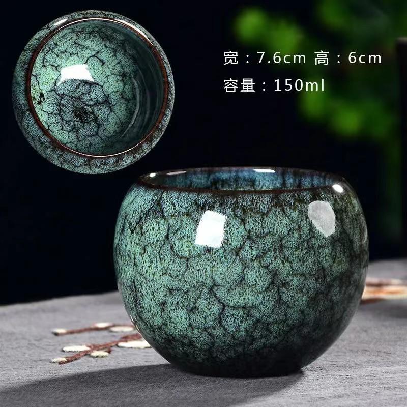 Kiln-Transformed Dragon Egg Dragon-Shaped Non-Slip Ceramic Cup Jian Zhan Warm Hand Cup Kiln-Transformed Large Capacity Master Cu
