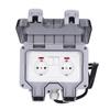 Outdoor Socket Dual European Power Outlet IP66 Waterproof Wall Receptacle  16A