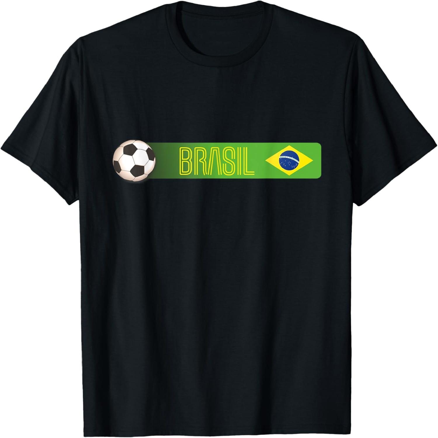 Brazil Football Jersey Shirt – Brazil Football Gift T-Shirt S