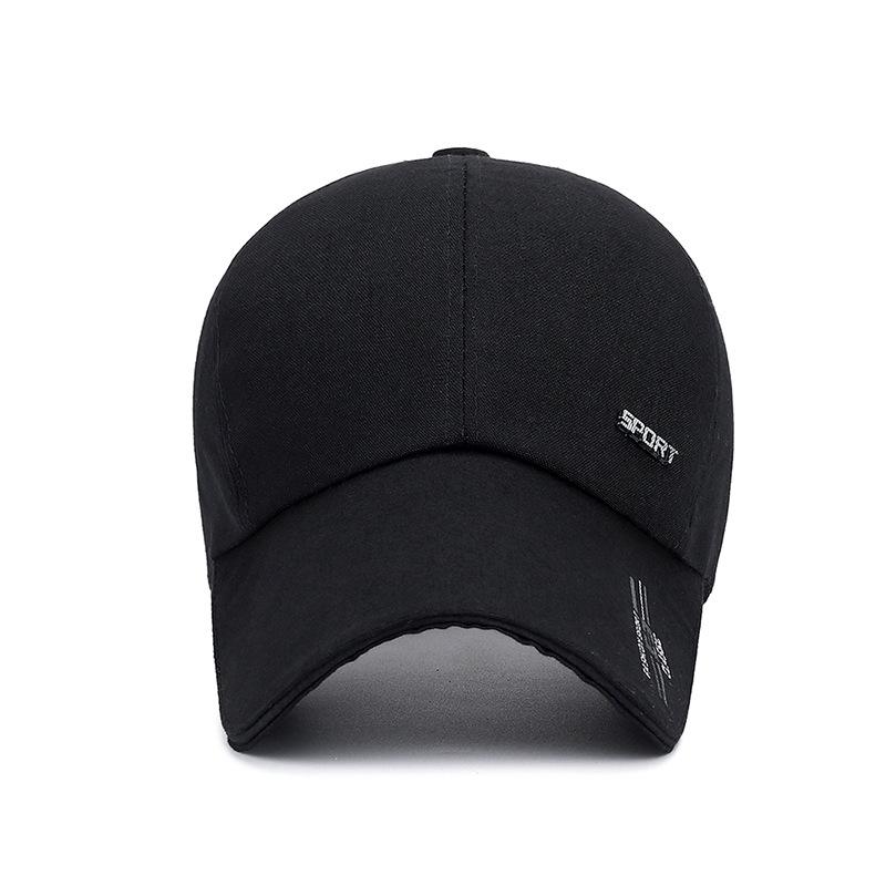 Spring and summer new extended brim baseball cap men's outdoor fishing big brim sun hat women's cotton canvas hat