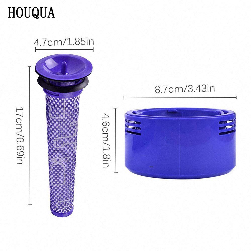 Vacuum Cleaner Filter Filter Compatible with V7 V8 SV10 SV10D SV10K SV11 HH11 Series Post Motor Filter Hepa Post Filter Filter Washable High