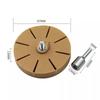 3.5 Inch Rubber Wheel Pad Pneumatic Tint Vinyl Decal Remover Decal Eraser Wheel Adhesive Removal Tool Durable