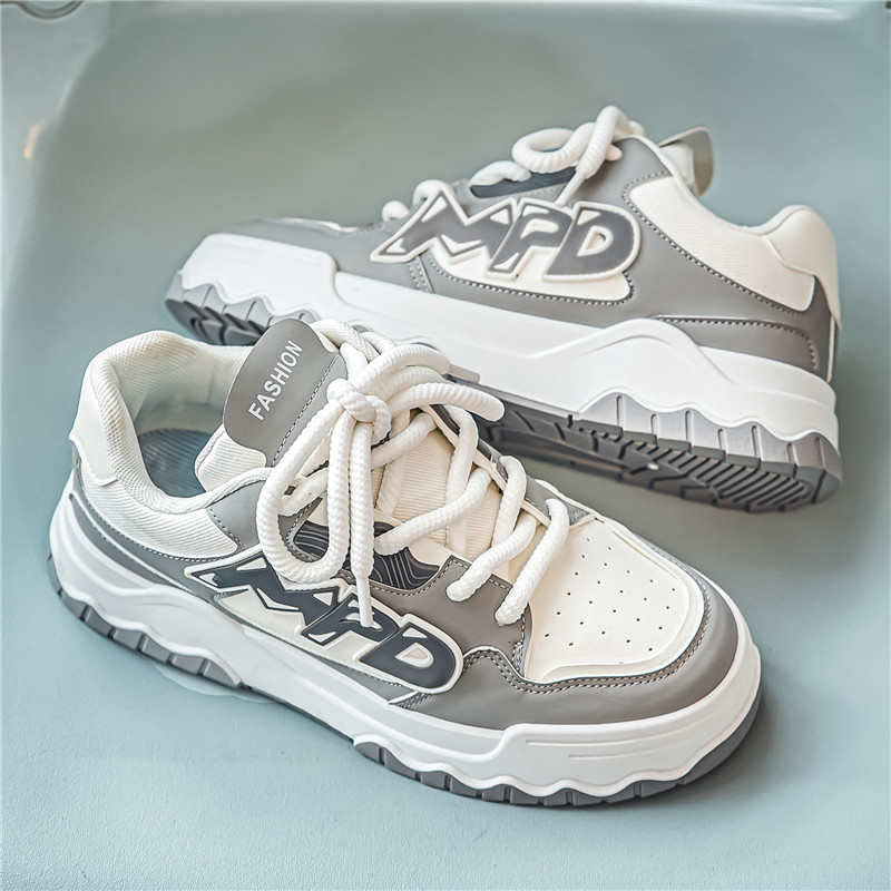 Übergröße Hiphop Elegant Schwarz Herrenschuhe Absätze Schnürstiefel Stiefel zum Ausgehen Sneakers Sport Übung Weiterverkauf Marken Super Sale