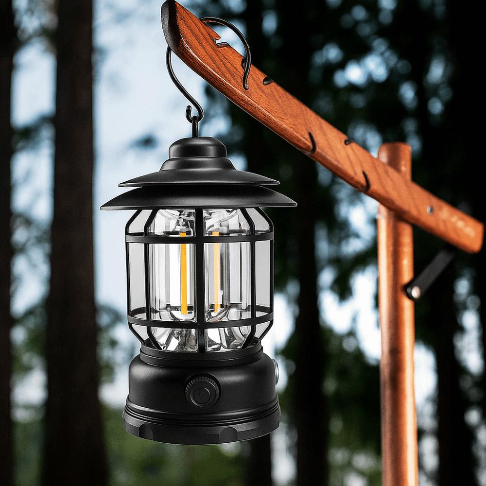 Wear-resistant Camping Light Rechargeable Fishing Lamp Atmosphere Light  Garden Lighting