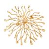 Exquisite Sun Symbol Brooch Stylish Embossed Lapel Pin Featuring Detailed Embossing for Gift Giving Occasions