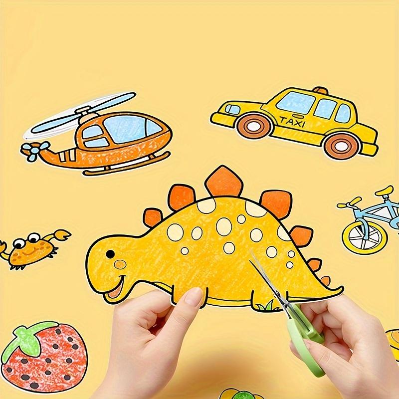Non-Toxic Kids Drawing Kit 3M Doodle Paper Roll Diy Painting Imagination Birthday Gift