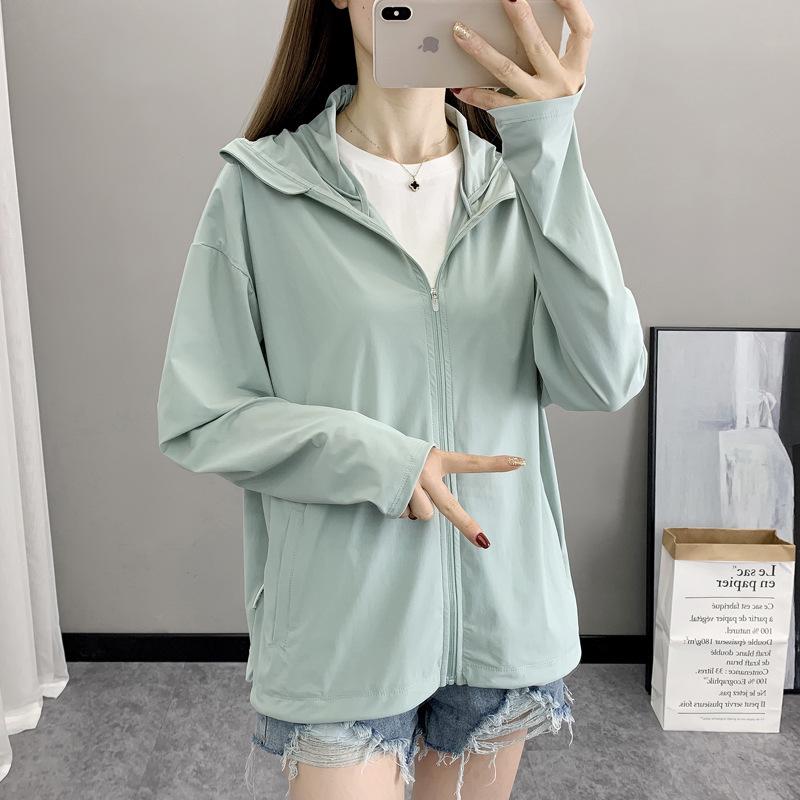 

Unisex Ice Silk Sun Protection Clothing - Anti-UV, Breathable, Loose Fit, New Summer Style. XXL