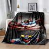 UFO Robot Grendizer Anime cartoon Soft Plush Blanket,Flannel Blanket Throw Blanket for Living Room Bedroom Bed Sofa Picnic kids