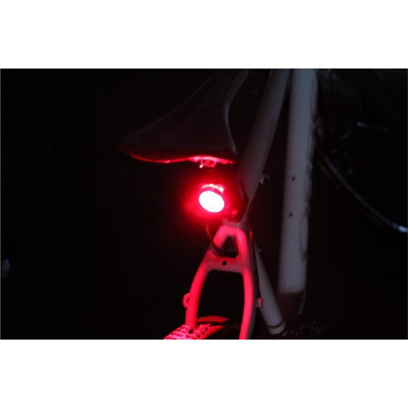 New Bicycle Mountain Bike Tail Light Emergency Signal Lamp USB Rechargeable 4 Modes