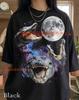 Alligator Crocodile Space Galaxy Full Moon Comfort Colors® Tshirt, Cosmic Reptile Wild Animal Stars Nebula Funny Meme Vintage Tee