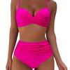 New Women's Vintage Bikini Cross Split Swimsuit Piece Swimsuit