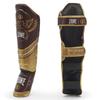 LEONE 1947 Bojové sporty Kickbox MMA Chrániče holení Unisex Chrániče nohou EVA Polstrované Červené PT152 [LEGIONARIVS] 100% S/M Velikost/Vínová [Originální]