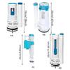 Multipurpose Brands Compatible Toilet Tanks Refills Valves Simple Setups Practical Water Flows Level Control Daily Use
