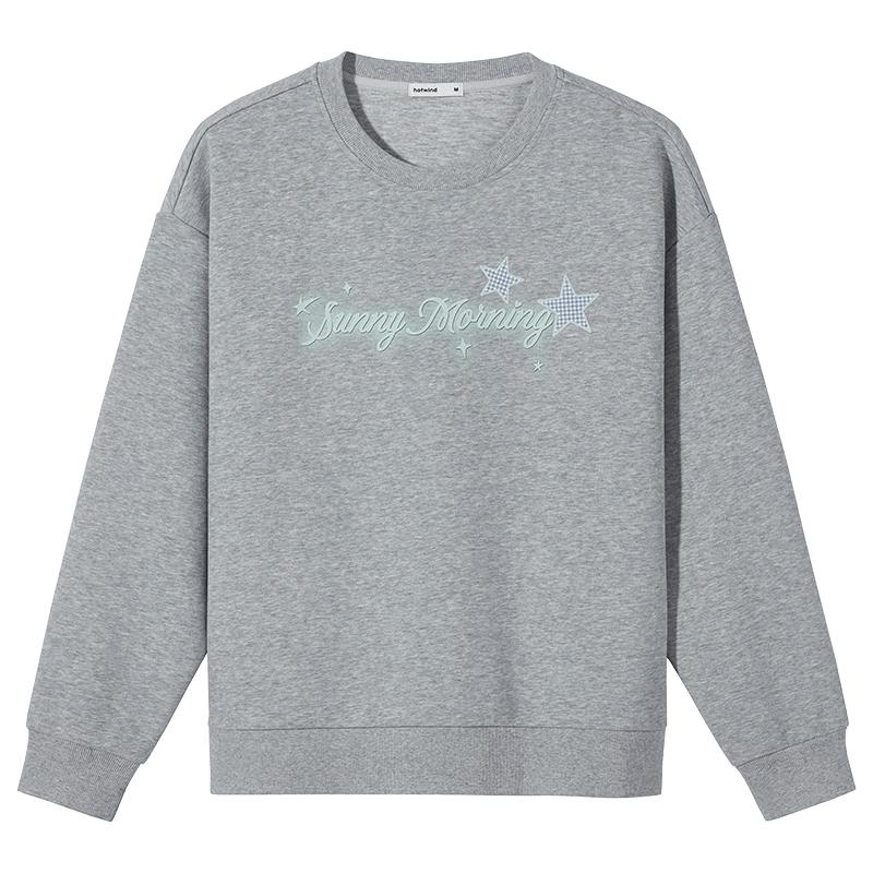 

Hotwind Women s Star Print Loose Fit Round Neck Sweatshirt XL