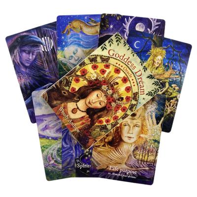 Göttin Traum Orakelkarten Tarot Wahrsagekarten Deck Englisch Vision Edition Brettspiel für Party