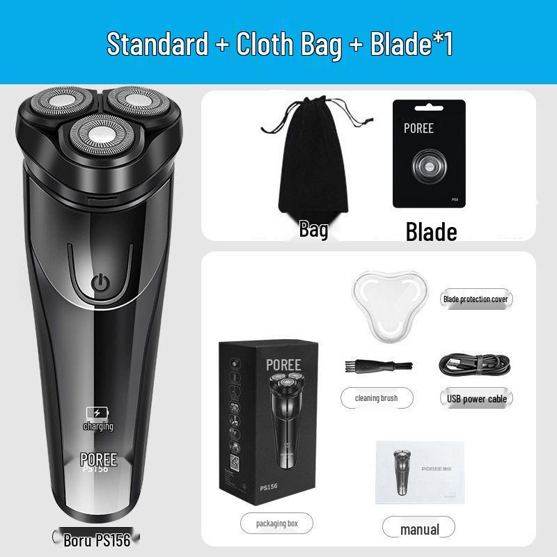 Flyco Men's Electric Shaver Beard Trimmer - Portable New Year Model