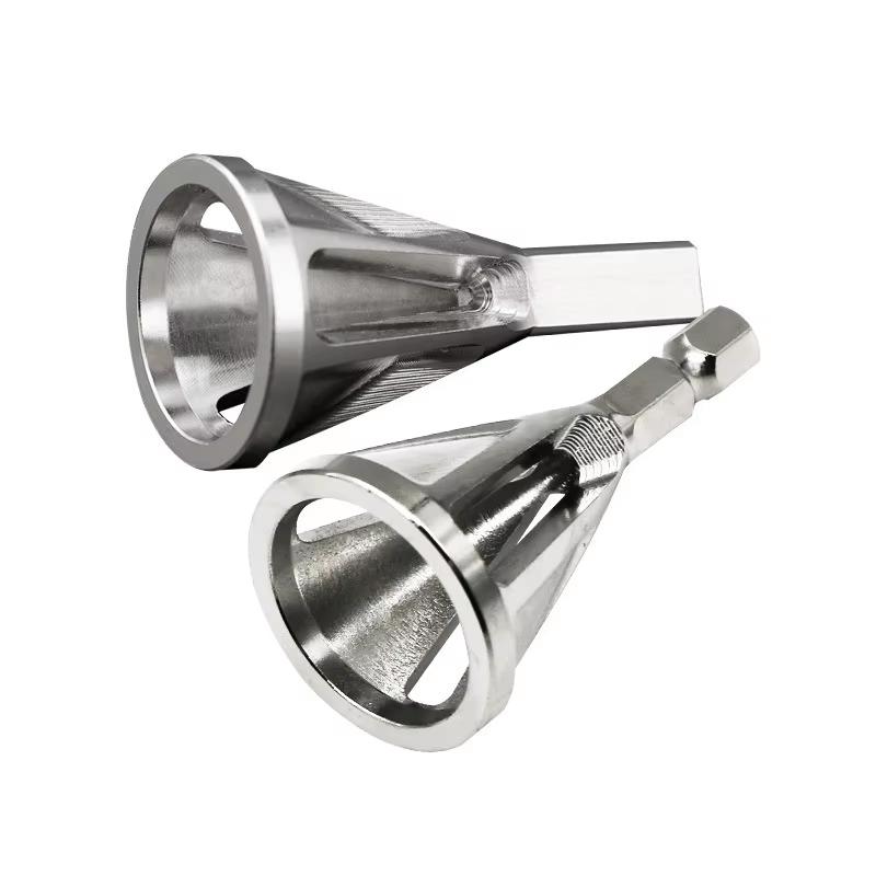 1PC Deburring External Chamfer Tool Stainless Steel Remove Burr Drill Bit for Grinding Angle Trimming Metal Deburr Screw Repair