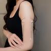Double Layer Upper Arm Cuff Tassel Fringe Armlet Fashion Jewelry Crystal Armband Party