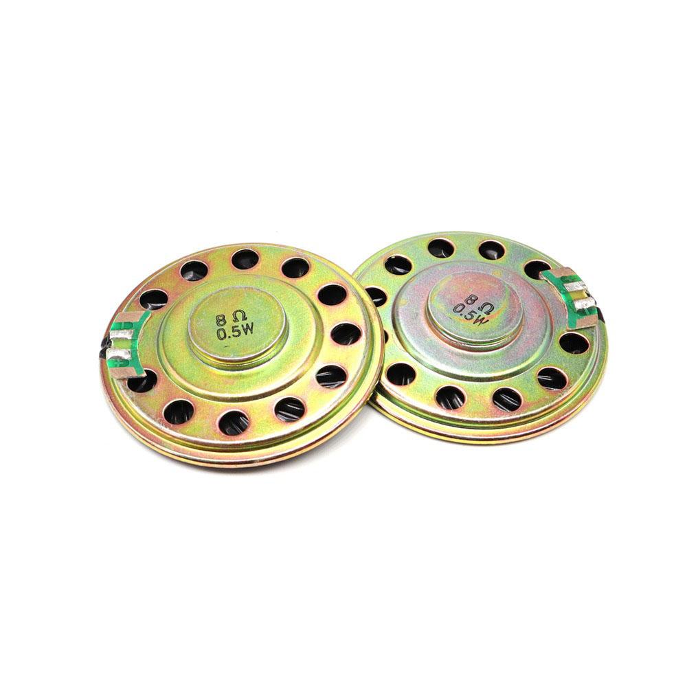 5 Stück 0,5 W 8 Ohm Lautsprecher 50 mm 5 cm Durchmesser 50×7,5 mm Hornlautsprecher Dicke 7,5 mm Lautsprecher für Türklingel Gegensprechanlage