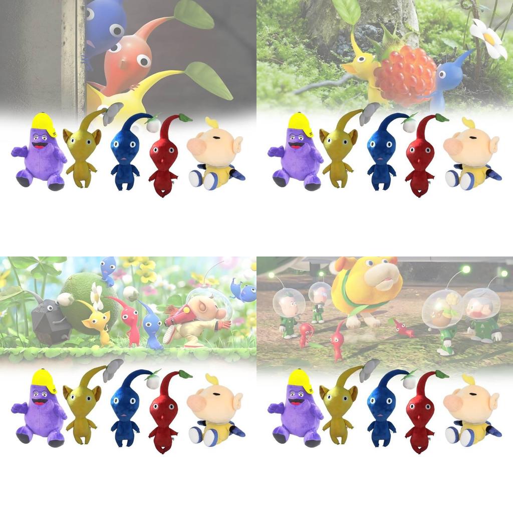 Adorable Plush Ice Pikmin All Star Doll For Kids Soft Cuddly Toy Collection