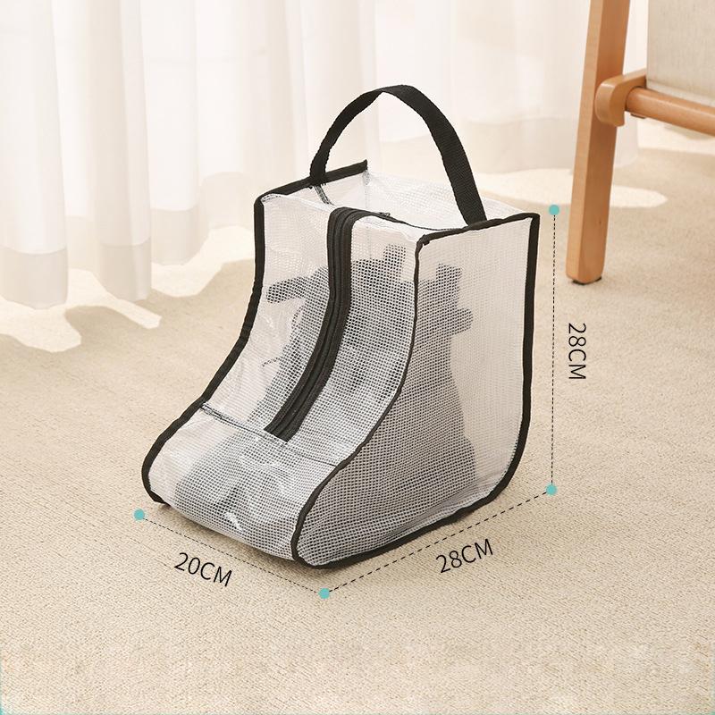 Portable Boots Storage, Tall Boots Storage Short Boots Protector Bag, Shoe Dust Bags,Shoe Sleeves for Travel,Clear Packing Organizers for Men & Women