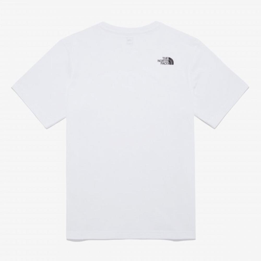 The North Face Men S CoTTon baSic ShorT Sleeve T ShirT whiTe nT7ur05b