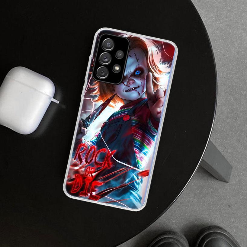 Chucky Doll Horror Movie Phone Case Cover for Samsung Galaxy A12 A22 A32 A52 A72 A02S A51 A50S A31 A20S A10S Note 20 Ultra 10 Pl