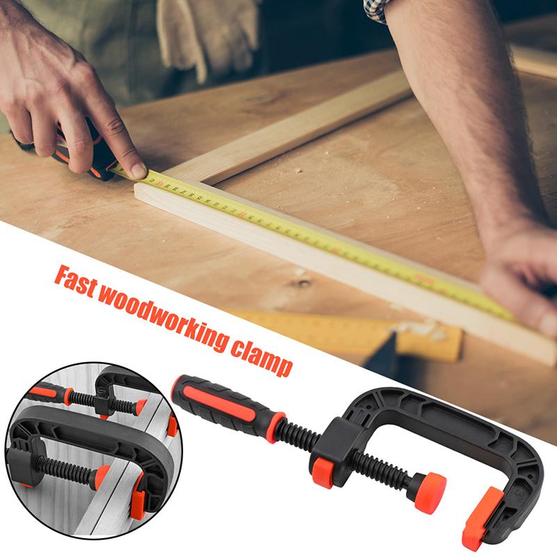 1/2Pcs 2/3 Inch G-Shaped Clamp Adjustable Grip Clamps Strong Spring Clamps Wood Working Clamps Woodworking Tools Accessories