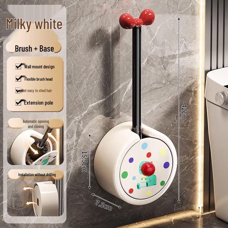 

Cute Dinosaur Wall-Mounted Toilet Brush