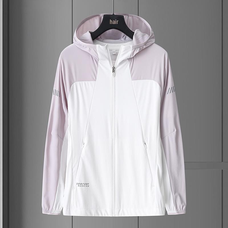Couple s Lightweight Hooded Sun Protection Clothing - UPF50+, Breathable, Unisex Outdoor Wear XL