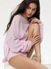 2025 Spring/Summer European-American Hollow Knit Sweater: Women's Thin, Large Round Neck, Trumpet Sleeve T-Shirt