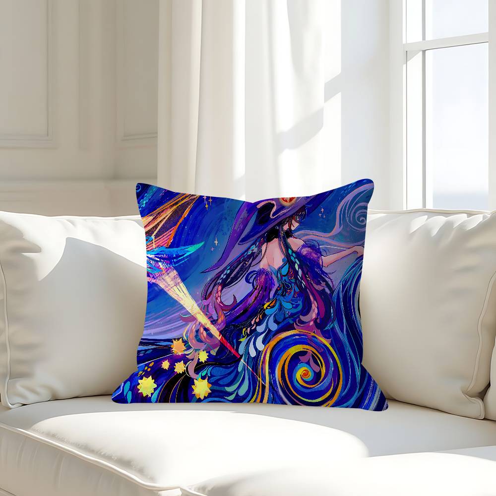 ИГРА Персонажи M-Monas Офисная подушка Наволочка Автомобильная наволочка 45X45СМ Поясничная наволочка Наволочка для диванной подушки 16x16Inch