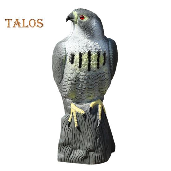 Horned Eagle Decoy Bird Scarecrow Eagle Figurine Garden Protector Natural Enemy Pest Deterrent Scarecrow for Gardens Patios Porches Balconies