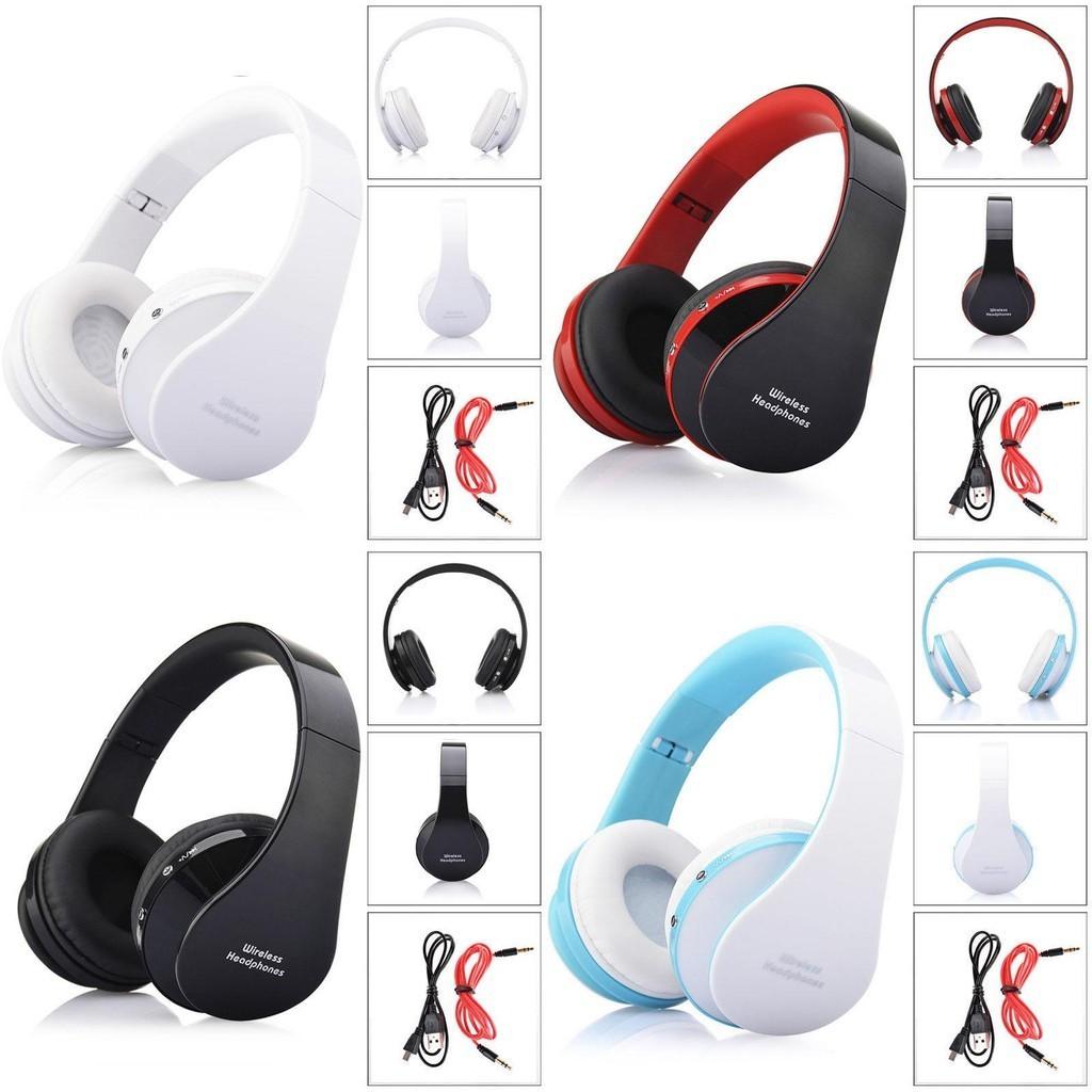 Folding Wireless Headset Bluetooth Stereo Headphones Earphone For Iphone