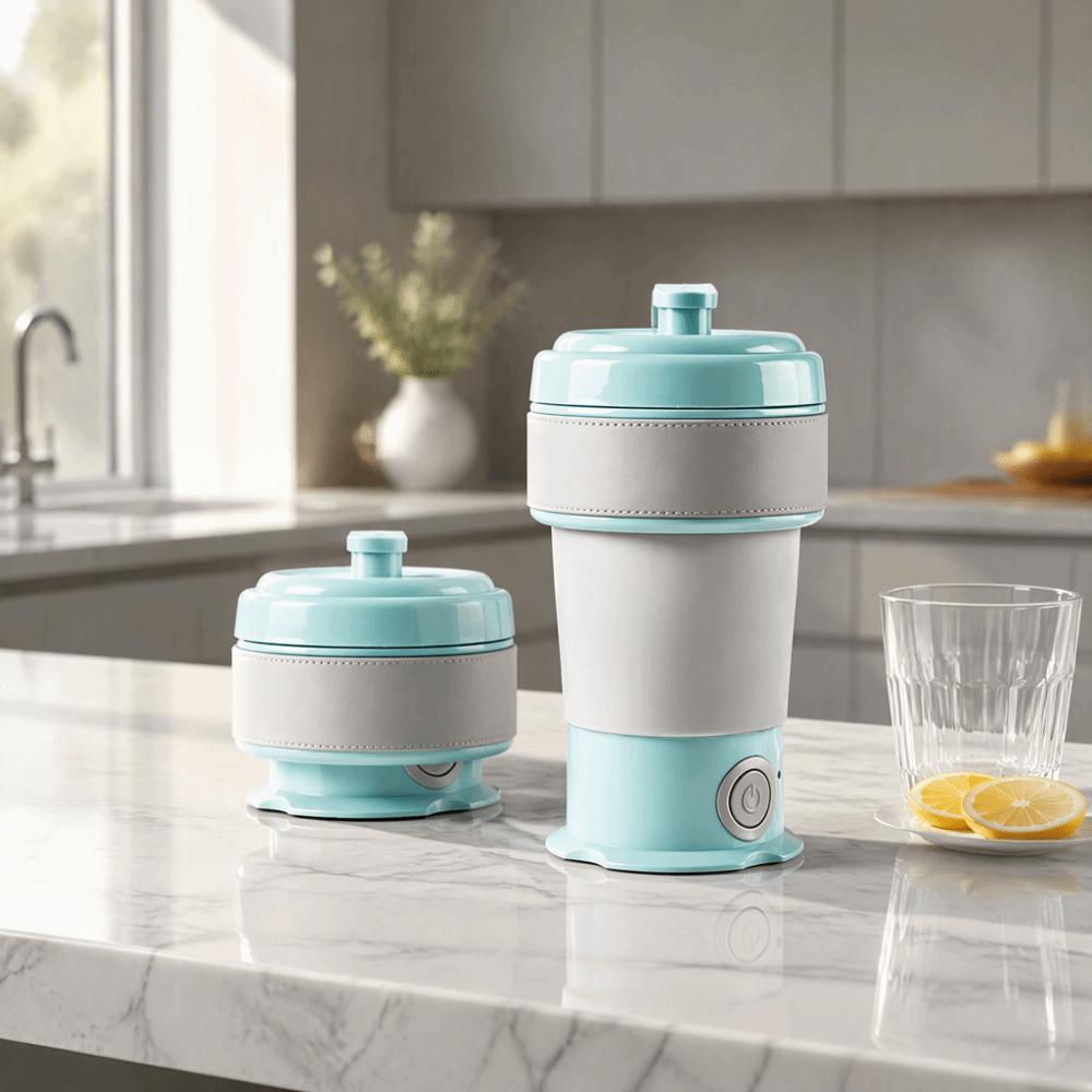 Portable Electric Kettle Foldable Heating Water Cup Small Household Portable Water Boiler  Trip Use