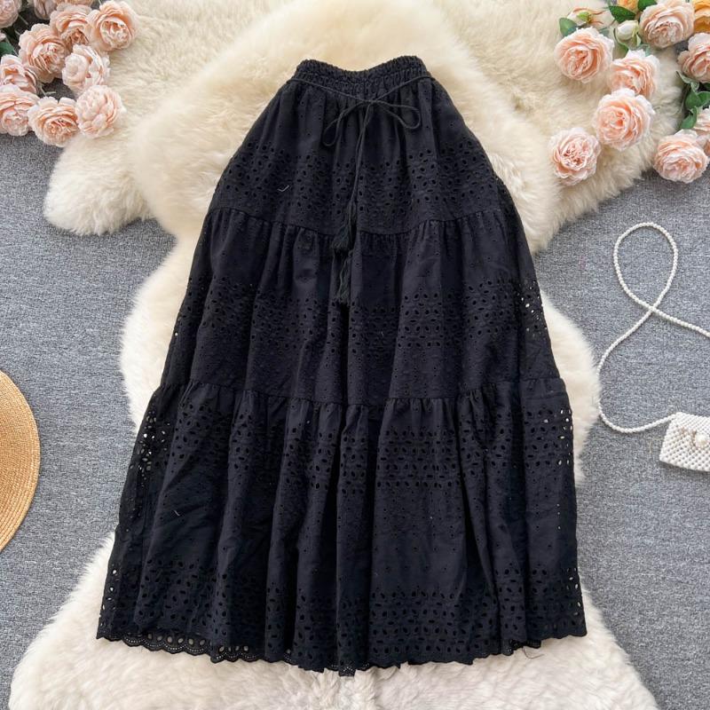 

Эта женская элегантная юбка с ажурным кружевом, вышитая крючком, с КРУЖЕВАМИ, делает образ стройнее, милой и универсальной One Size чёрный