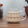 Christmas Tree Glass Coffee Mug Cute Festive Coffee Cup Latte Cappuccino Cup Milk Cup Beverage Mug Tea Cup Water Cups