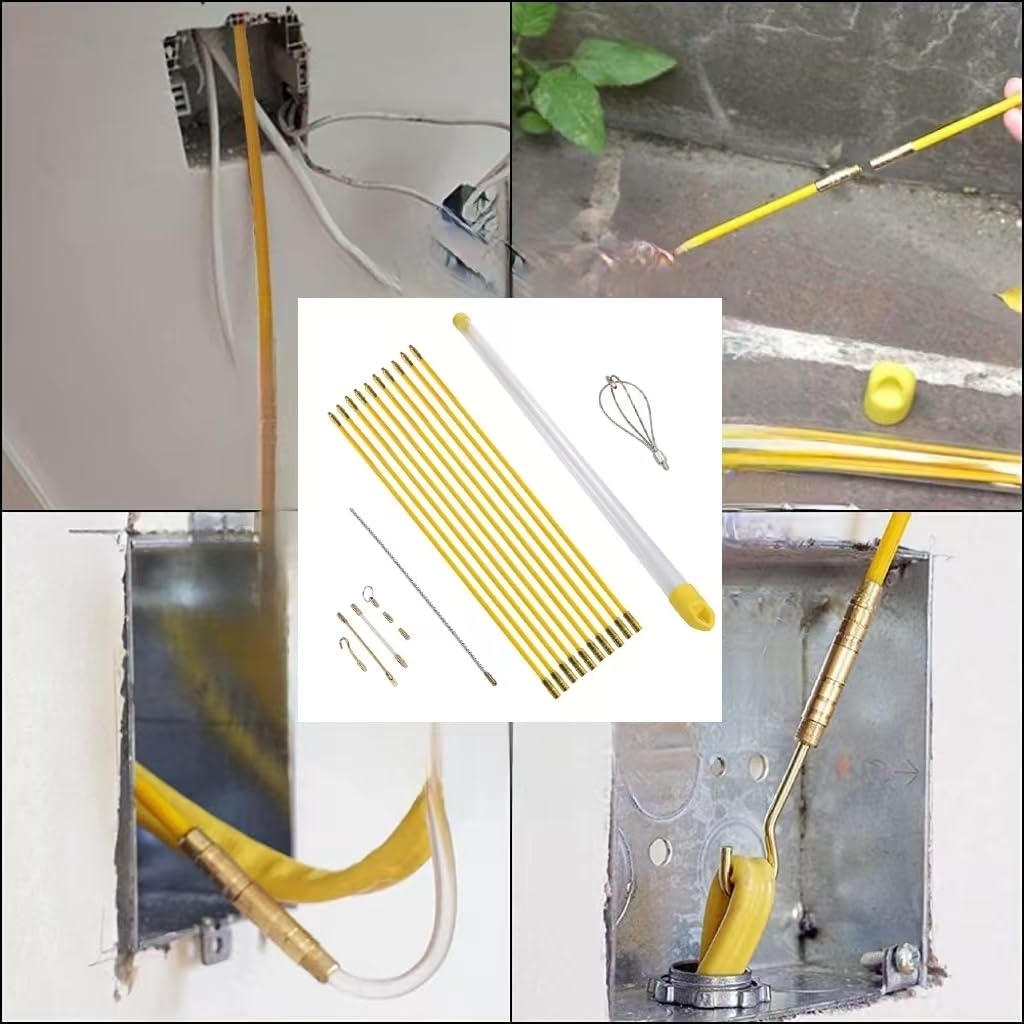 Wiring rod Wiring wire 1m pieces Cable rope with 9 types of end fittings Storage case included 4mm10