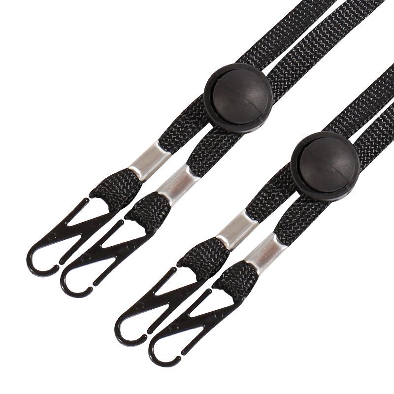 Adjustable Windproof Hat Cord with Mask Lanyard