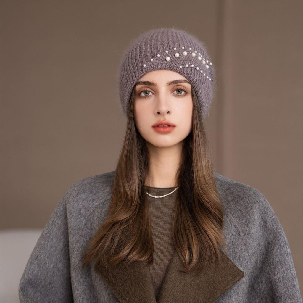 Autumn and Winter New Warm Ear Protection Knitted Hat Women's Wool Hat